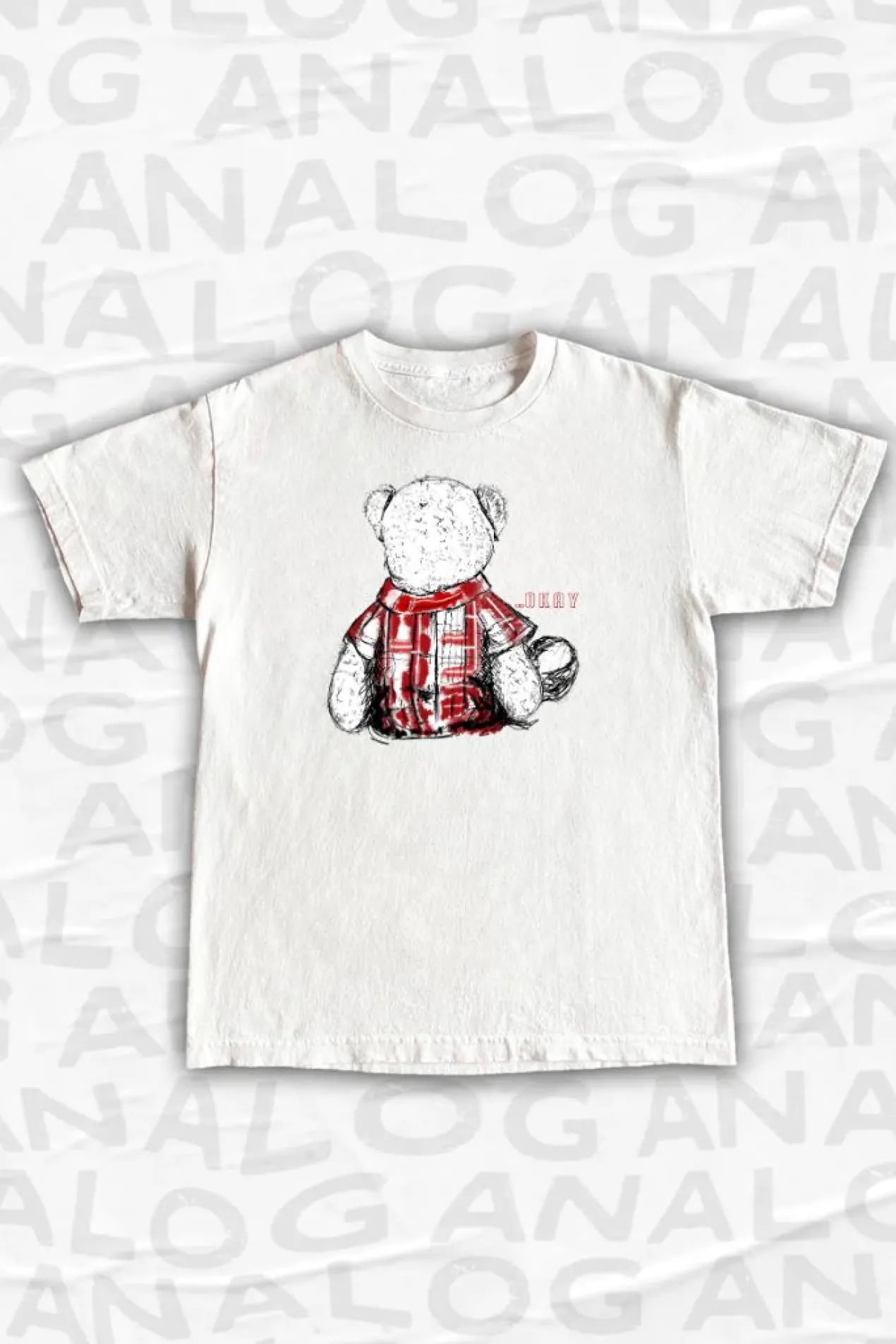 Women Daisy Street T-Shirts-ANALOG HUG A BEAR DAY COLLECTION: HUG ME TEDDY RELAXED T-SHIRT