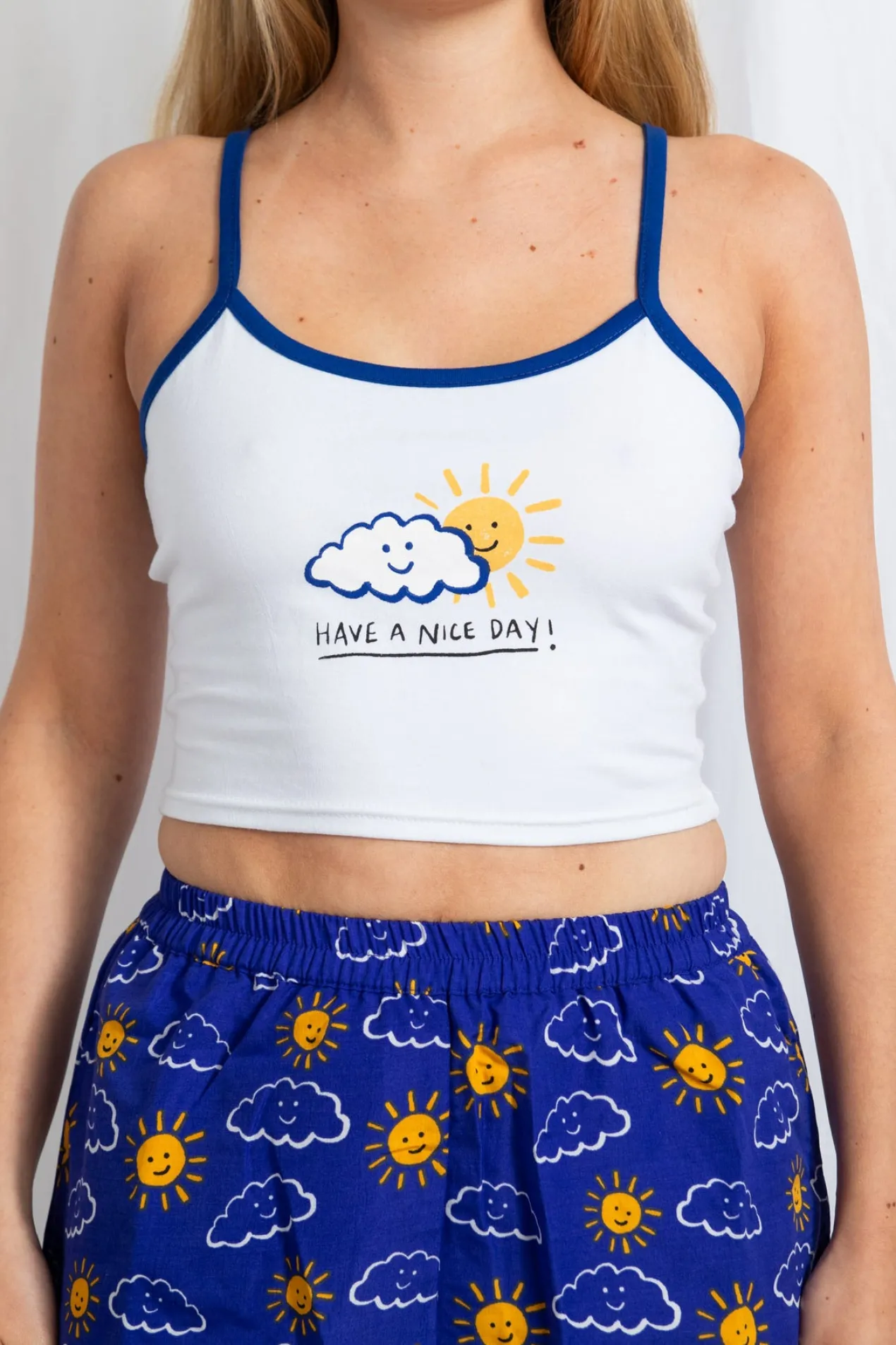 Women Daisy Street Hoodies & Sweatshirts-Cami Pyjama Set