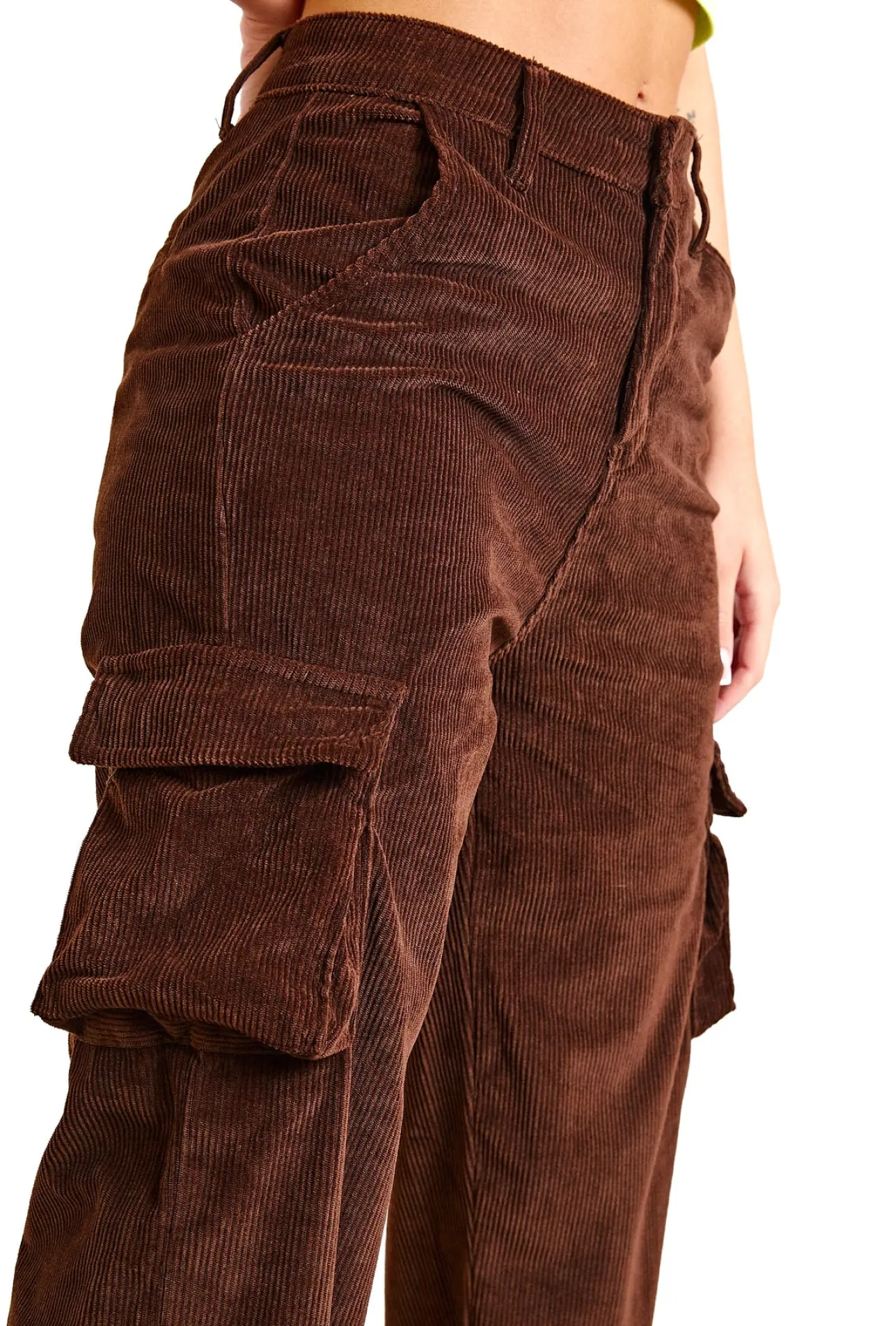 Women Daisy Street Trousers-Cord Combat Trouser