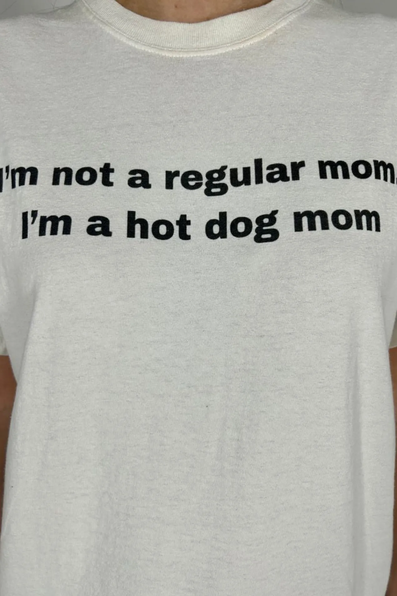 Women Daisy Street T-Shirts-I'm Not A Regular Mom, I'm A Hot Dog Mom Tee