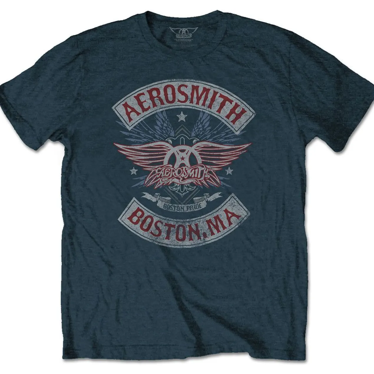 Women Daisy Street T-Shirts-Licensed Relaxed T-Shirt With Aerosmith Print