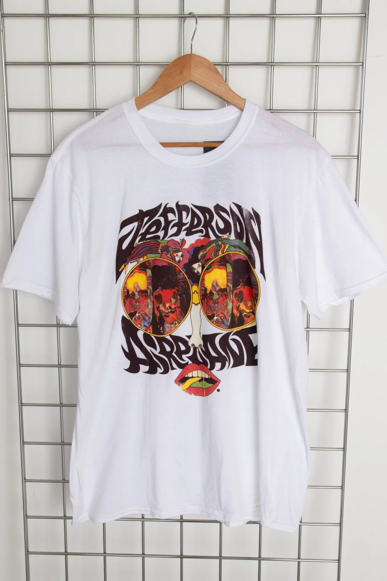 Women Daisy Street T-Shirts-Licensed Relaxed T-Shirt With Jefferson Airplane Print