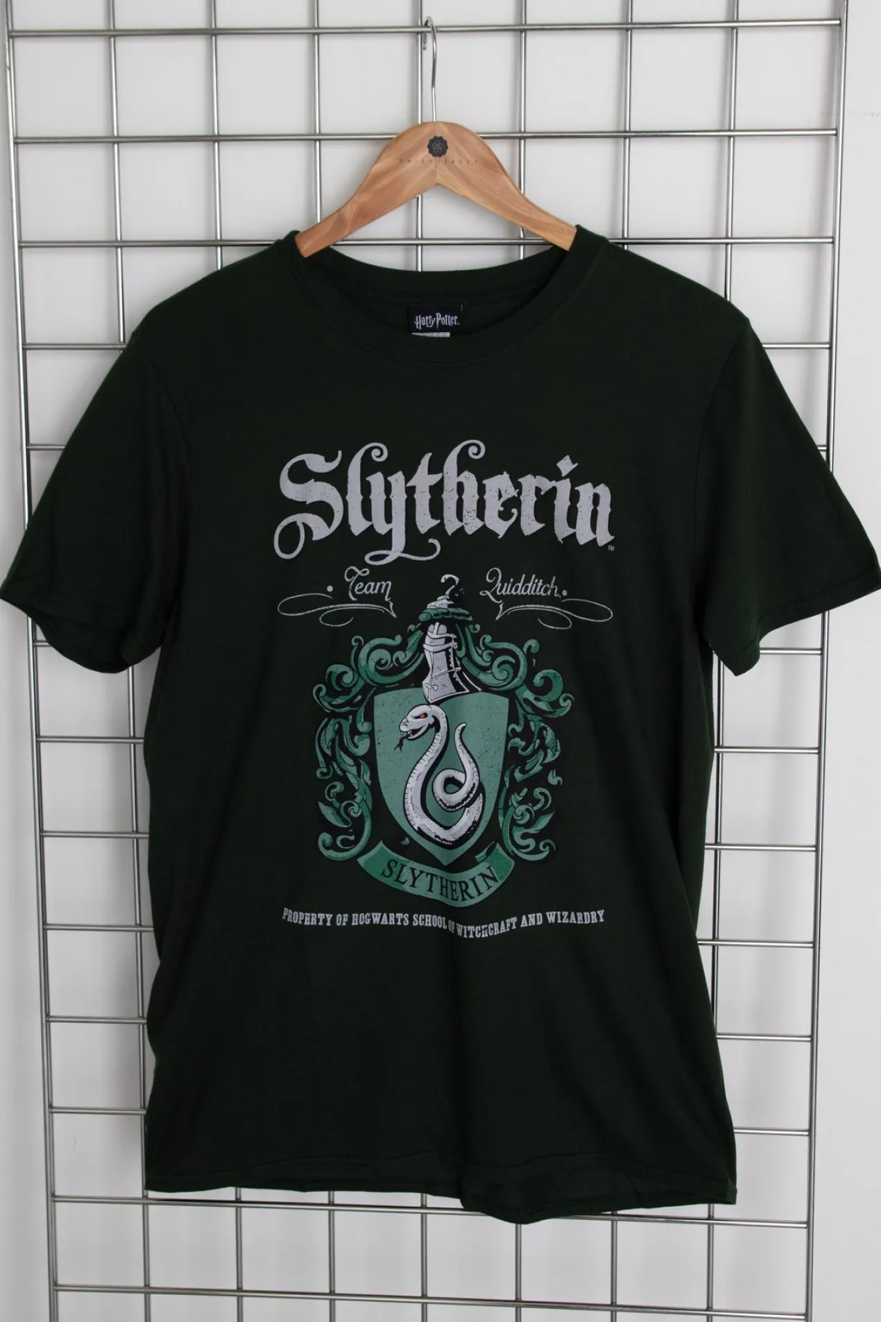 Women Daisy Street T-Shirts-Licensed Relaxed T-Shirt With Harry Potter 'Slytherin' Crest Print
