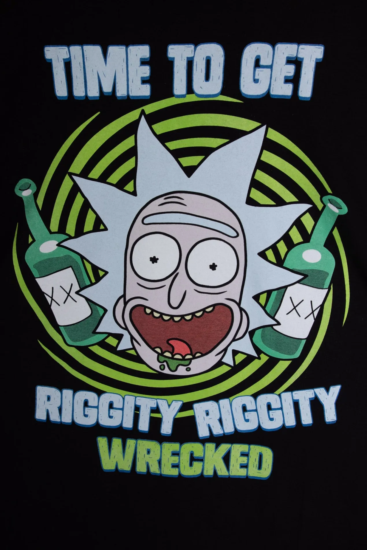 Women Daisy Street T-Shirts-Licensed Relaxed T-Shirt With Rick and Morty Print