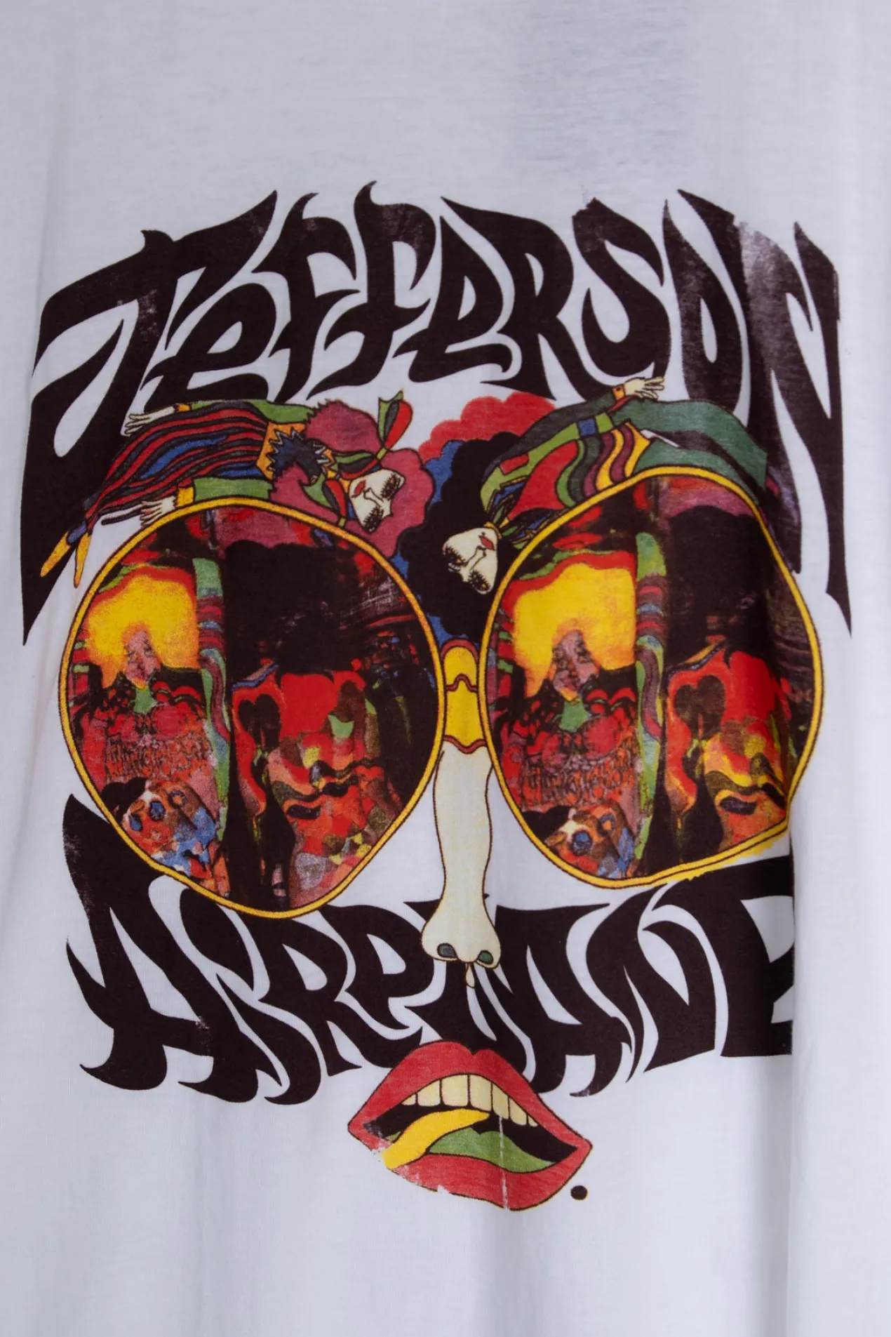 Women Daisy Street T-Shirts-Licensed Relaxed T-Shirt With Jefferson Airplane Print