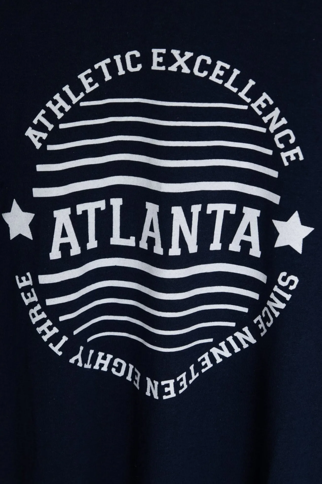 Women Daisy Street T-Shirts-Licensed Relaxed T-Shirt With Atlanta Print