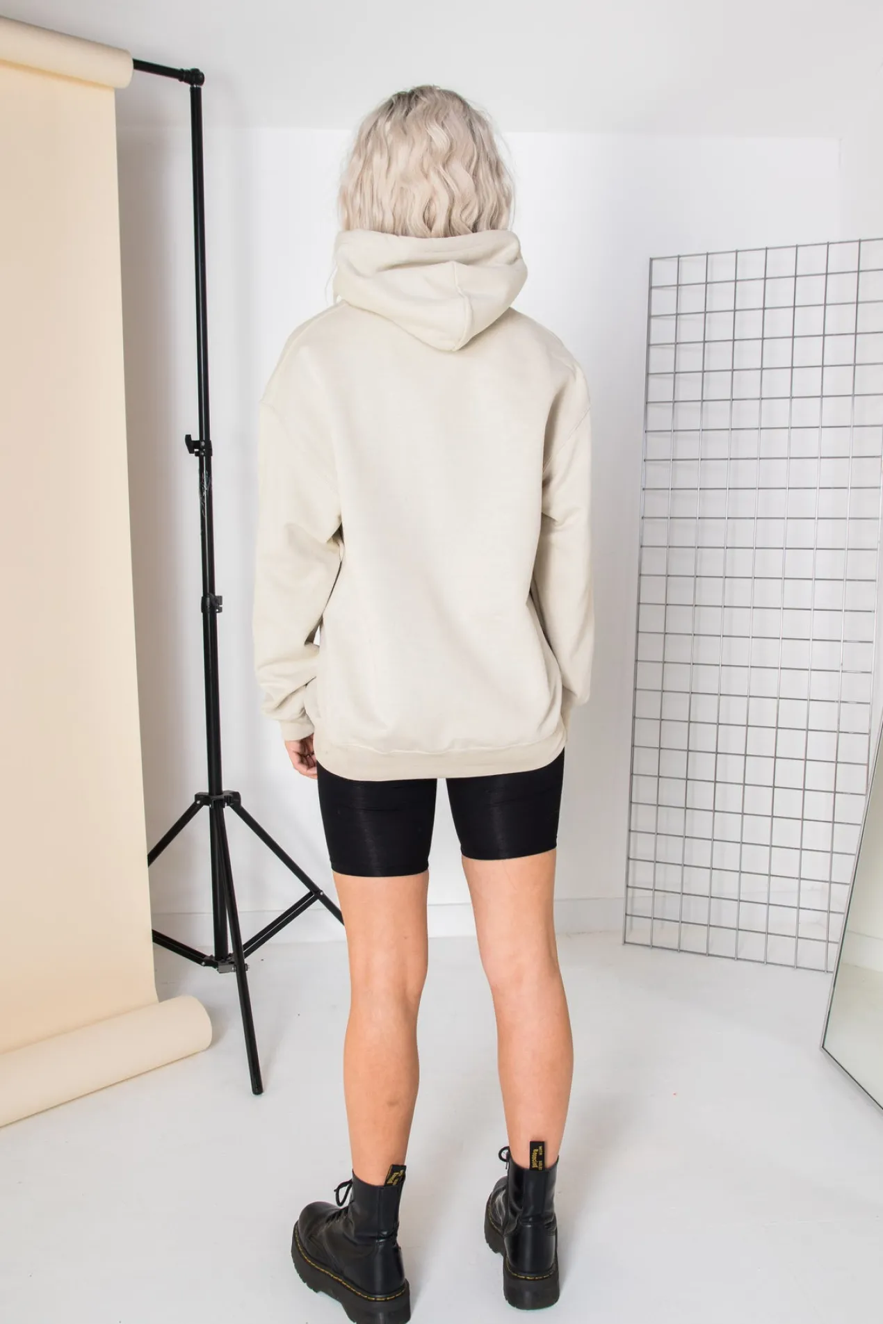 Women Daisy Street Hoodies & Sweatshirts-Oversize Hoodie with Alaska Print