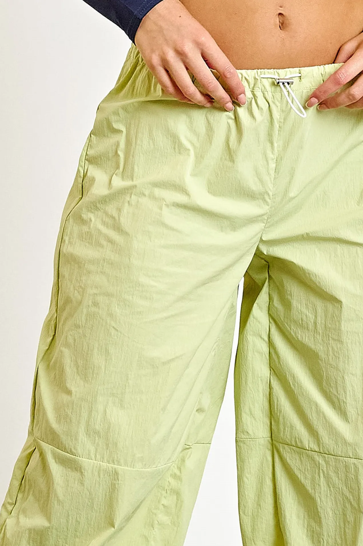 Women Daisy Street Trousers-Parachute Trousers With Toggle