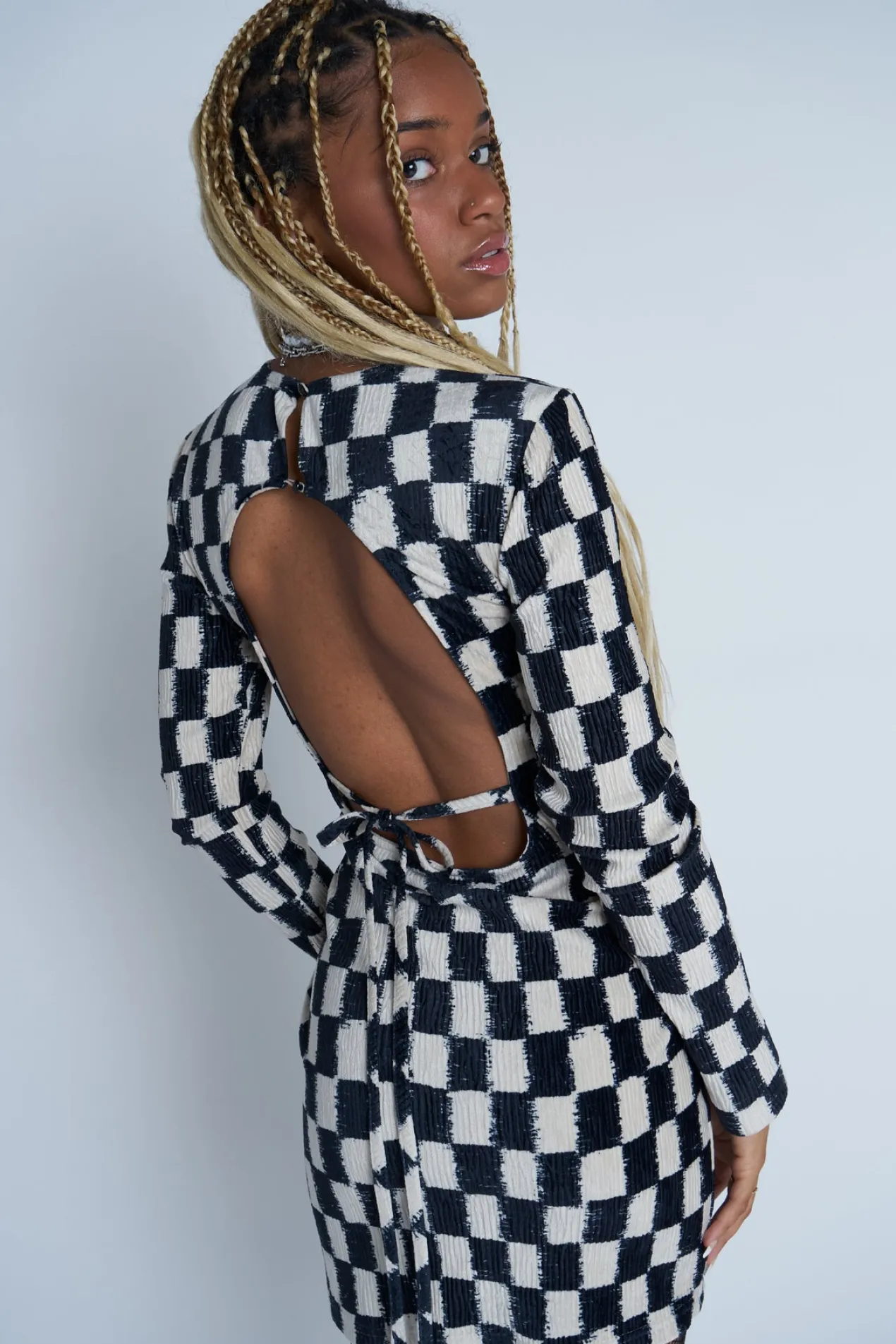 Women Daisy Street Partywear | Dresses-Plisse Velvet Myah Dress