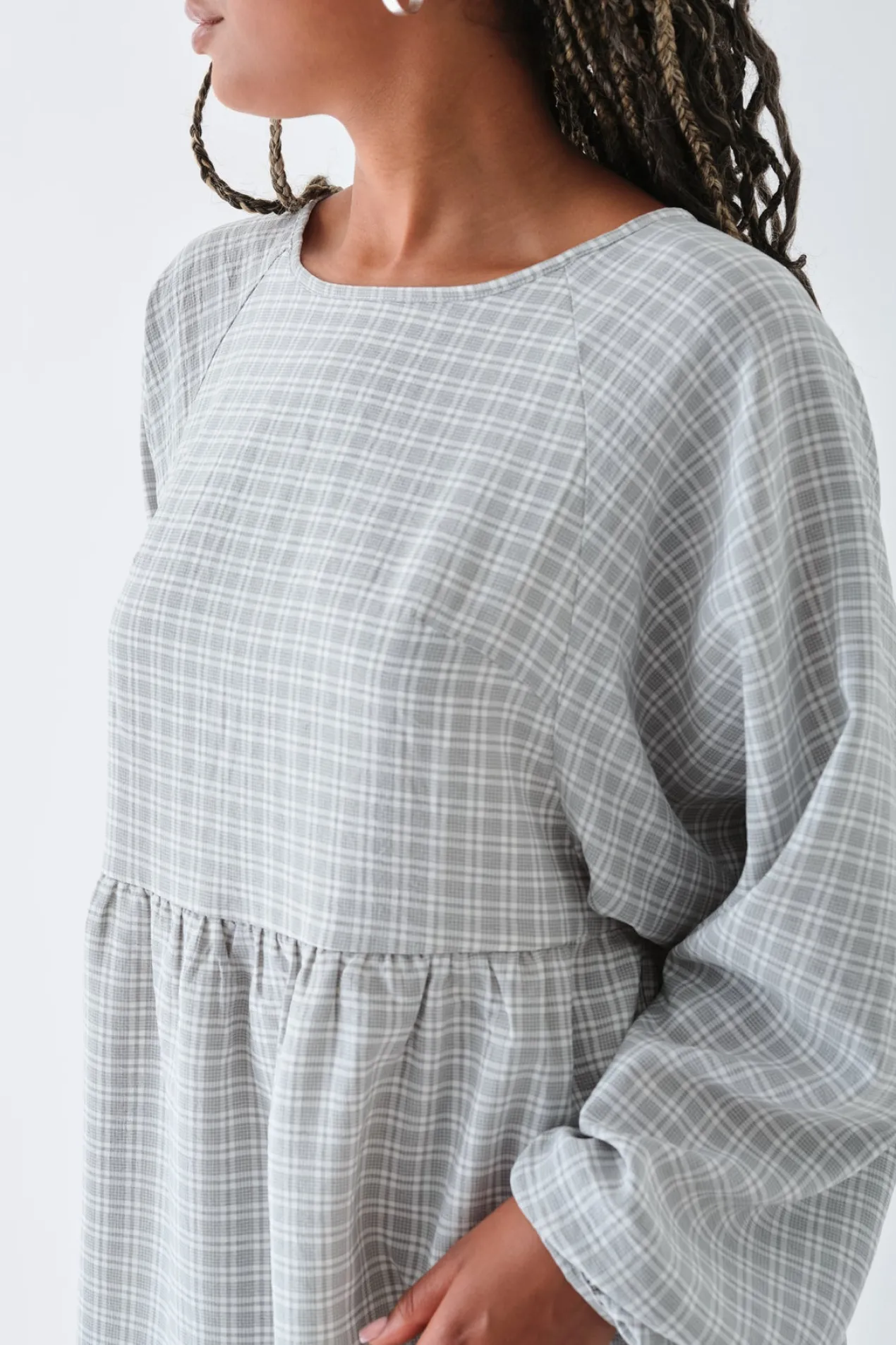 Women Daisy Street Dresses-Raglan Alexis Smock Dress