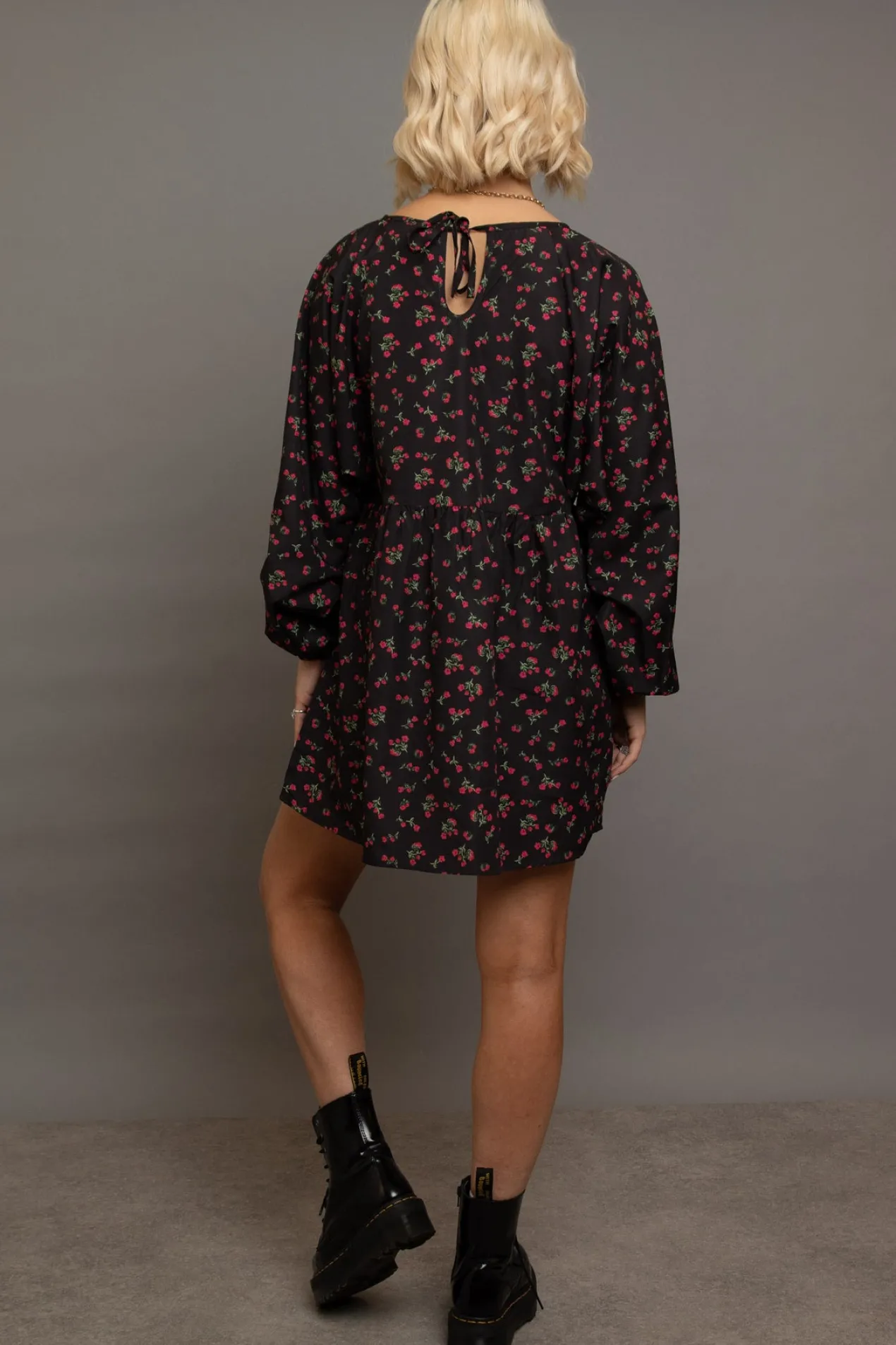 Women Daisy Street Dresses-Raglan Mini Smock Dress