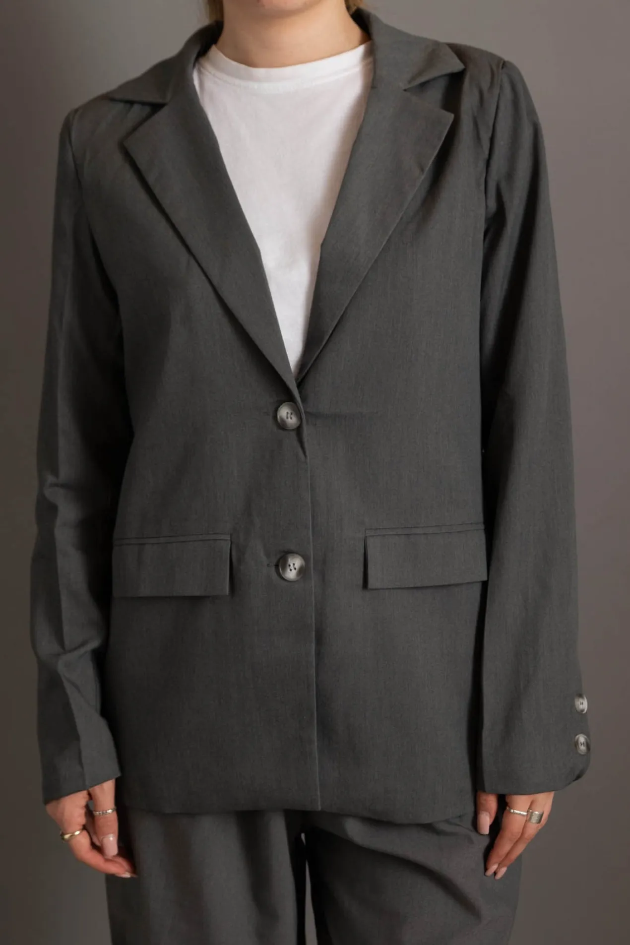 Women Daisy Street Jackets-Relaxed Blazer Co-ord In Boyfriend Fit