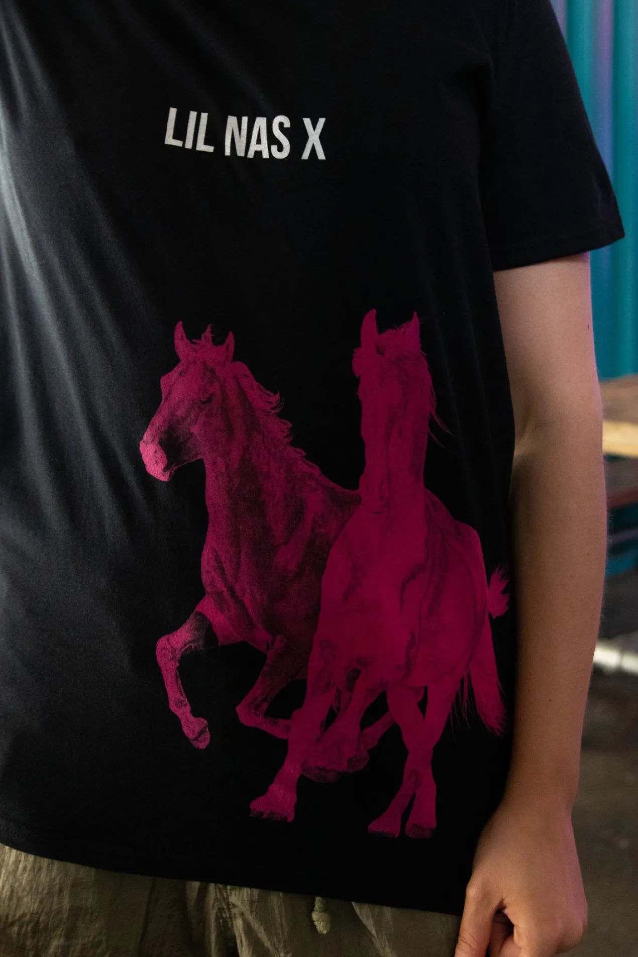Women Daisy Street T-Shirts-Relaxed T-Shirt with Lil Nas X Print