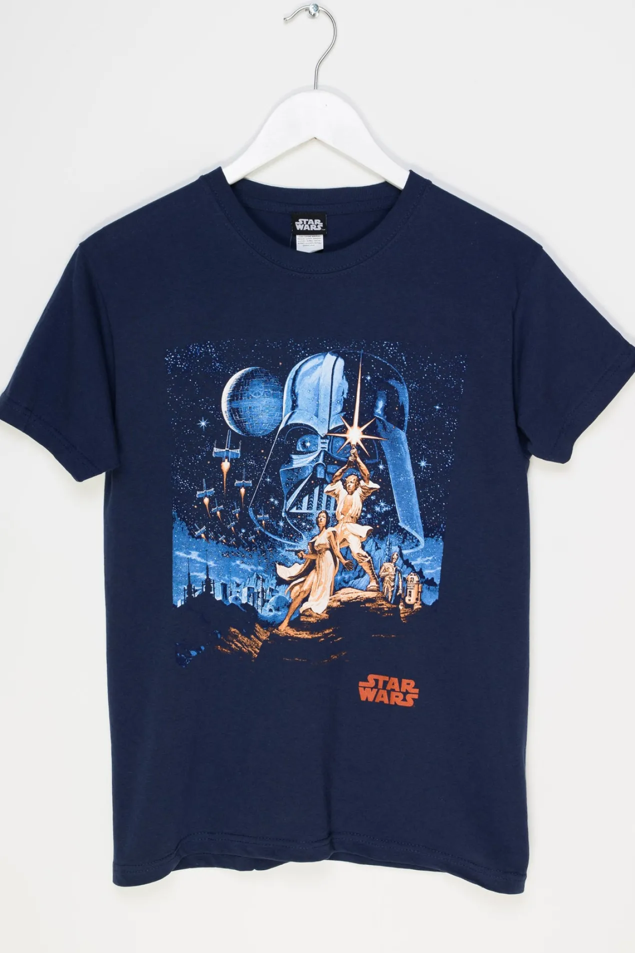 Women Daisy Street T-Shirts-Relaxed T-Shirt with Throwback Star Wars Print