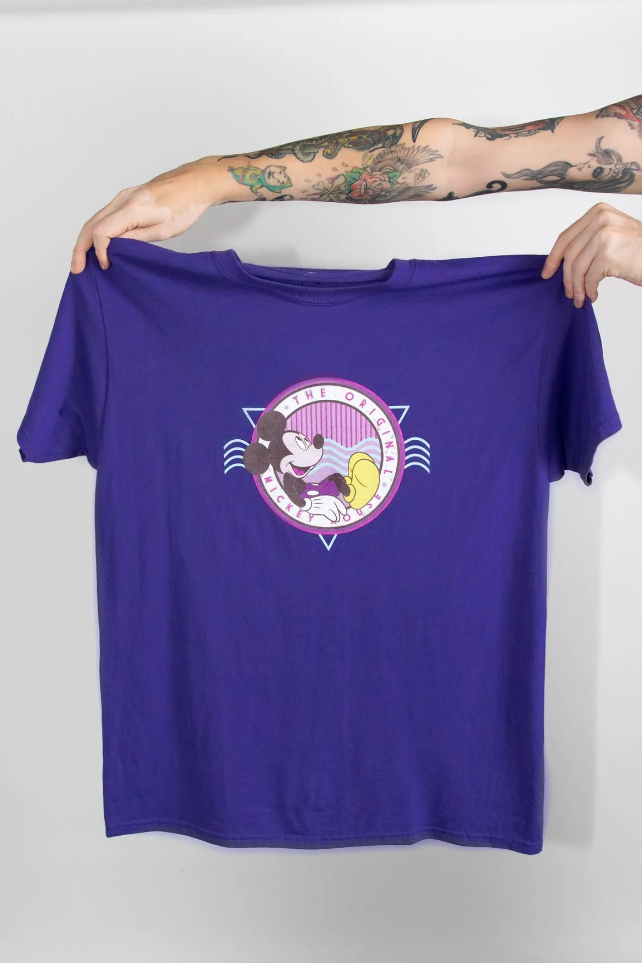 Women Daisy Street Tops | T-Shirts-Relaxed T-Shirt with Original Mickey Print