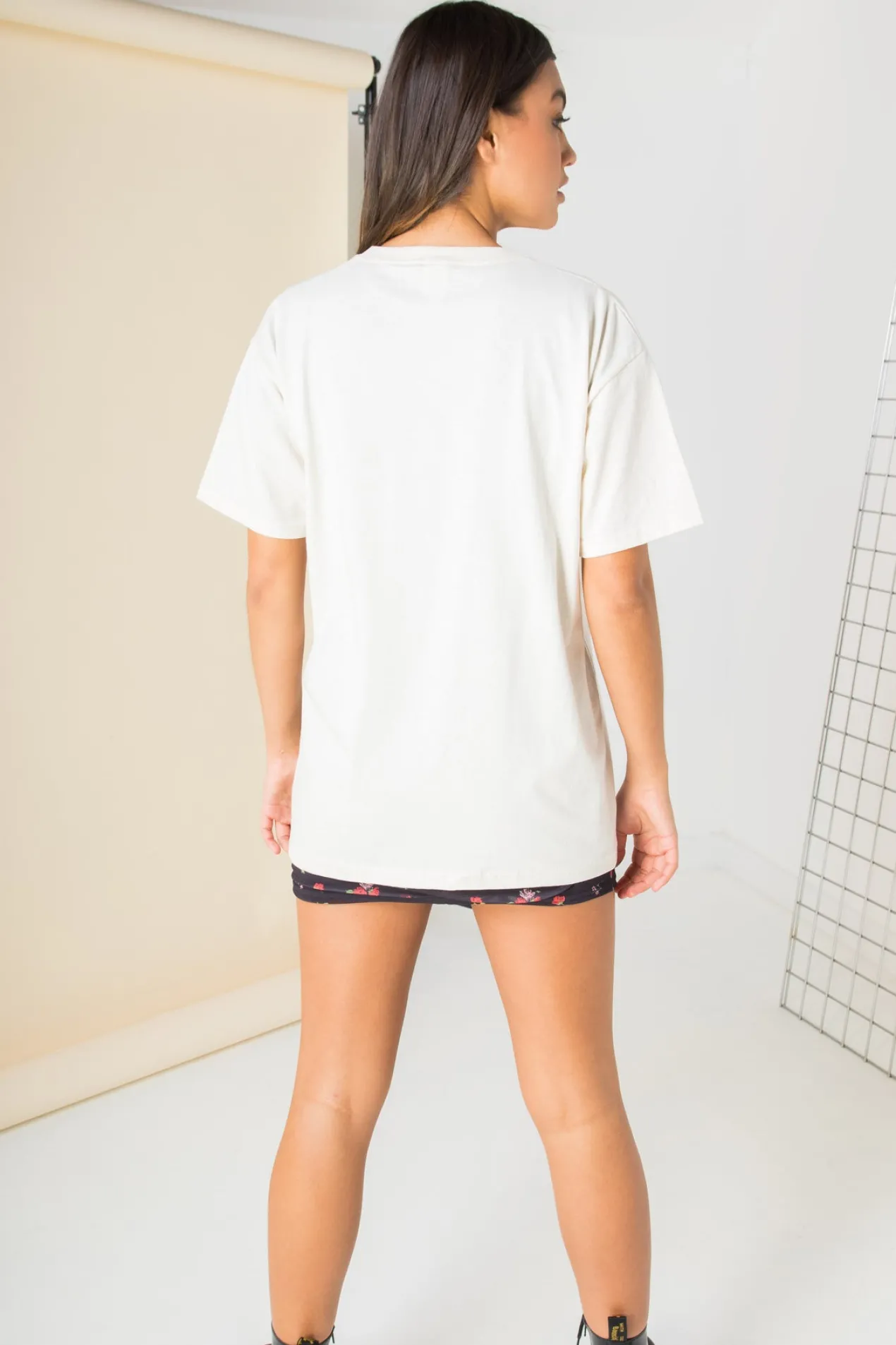 Women Daisy Street T-Shirts-Relaxed T-Shirt with New York Print