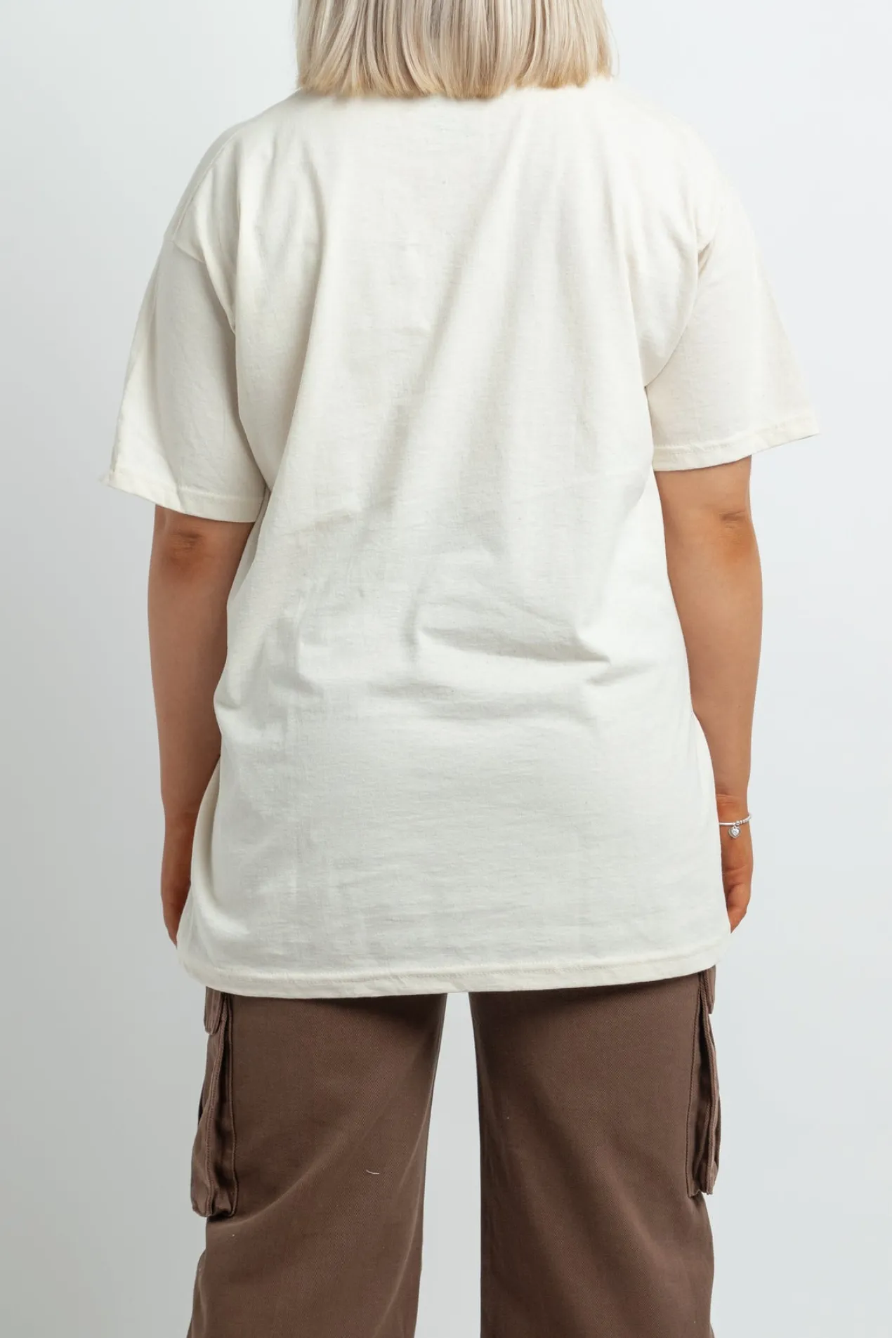 Women Daisy Street T-Shirts-Relaxed T-Shirt with Wild Child Print