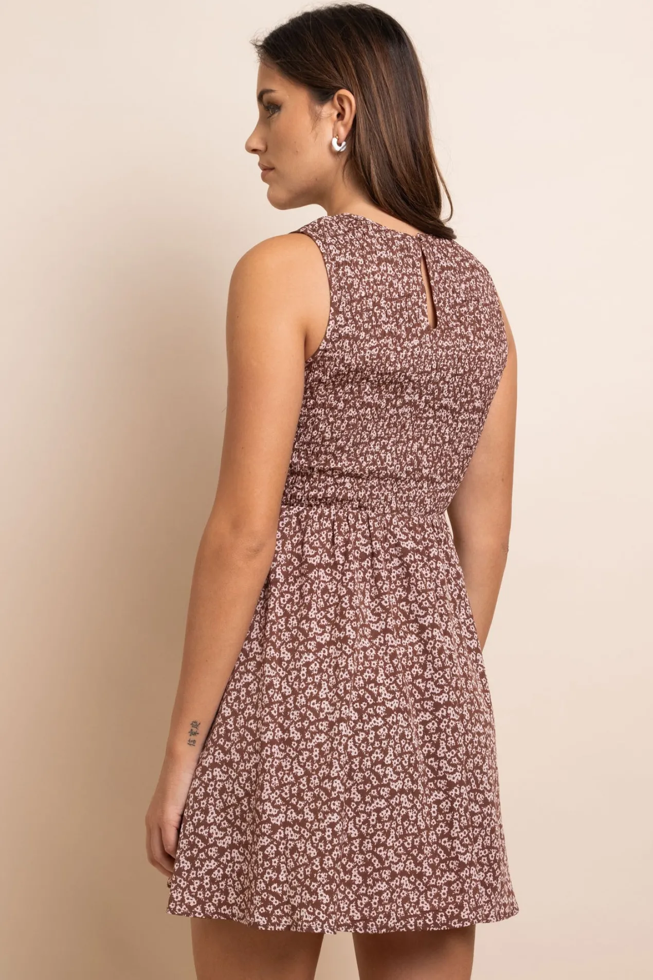Women Daisy Street Dresses-Shirred Sleeveless Alexis Dress