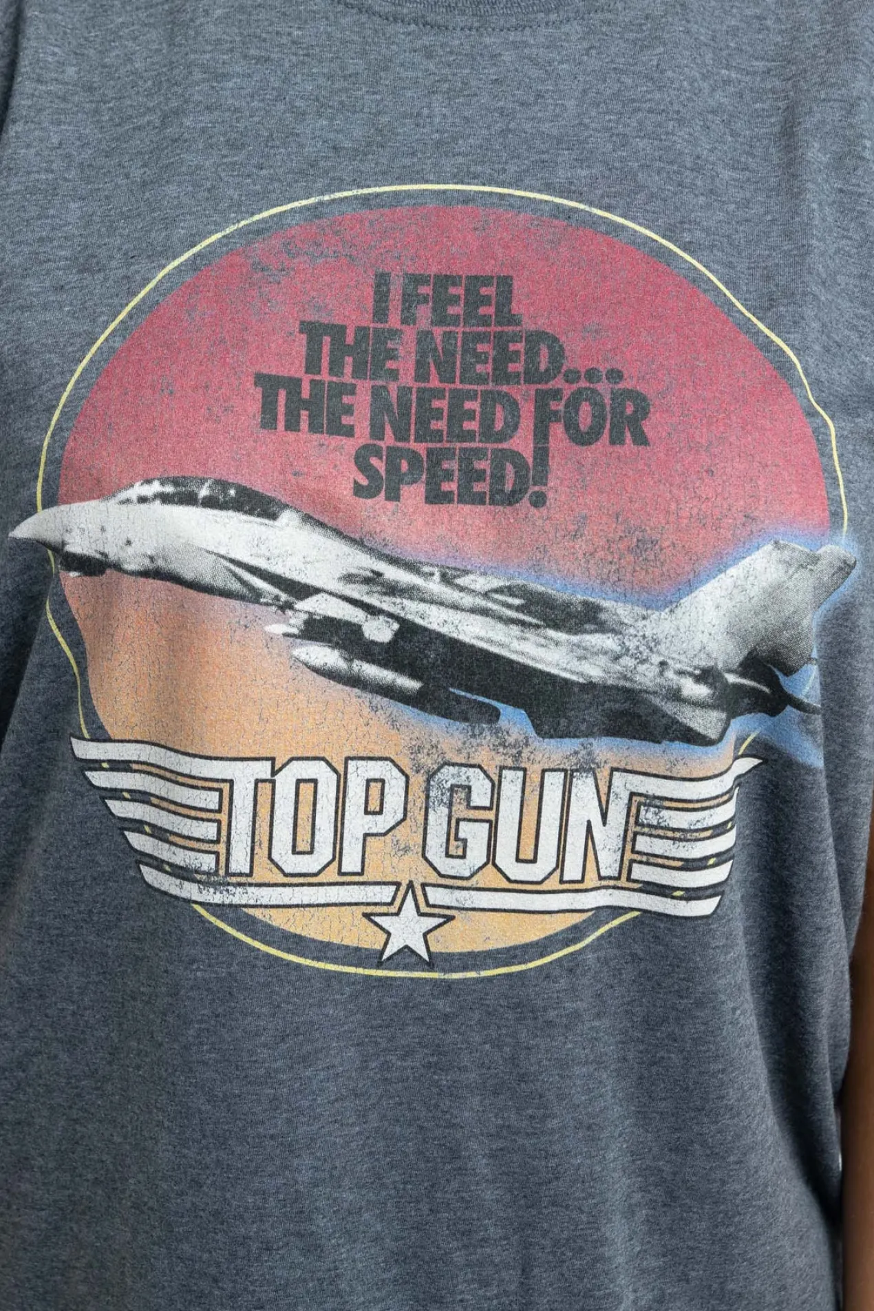 Women Daisy Street T-Shirts-Top Gun Licensed T-Shirt in